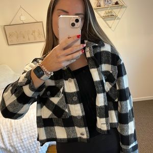 Cropped flannel